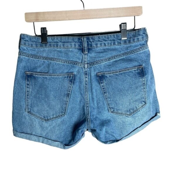 H&M Denim Shorts 6 Medium Summer Jean Short Mom Jeans Pant Bottom Beach Vacation - Picture 6 of 9
